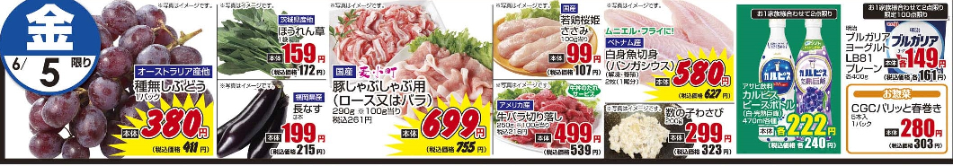 6/5金　日替わり