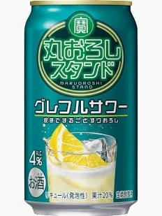 宝酒造 丸おろしスタンド　グレフルサワ- 350ml