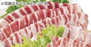 国産 ●麦小町豚バラうす切り 100ｇ