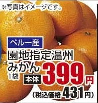 ペルー産 ●園地指定温州みかん 1袋
