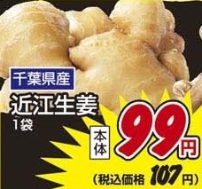 千葉県産 ●近江生姜 1袋